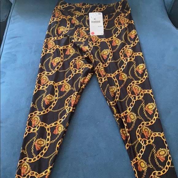 Zara chain leggings Clearance